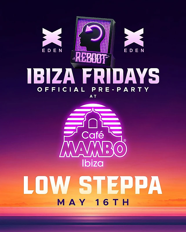 Reboot Ibiza Fridays official pre-party