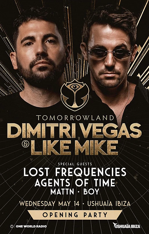 Tomorrowland and Dimitri Vegas & Like Mike Opening Party season 2025