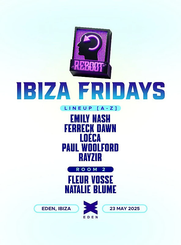 Reboot Ibiza Fridays