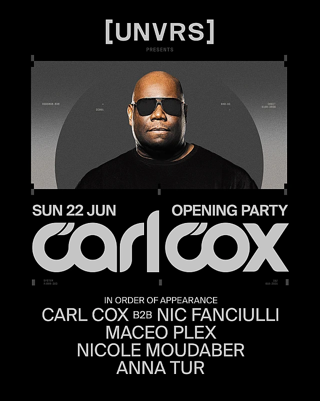 Carl Cox at UNVRS Ibiza Opening Party