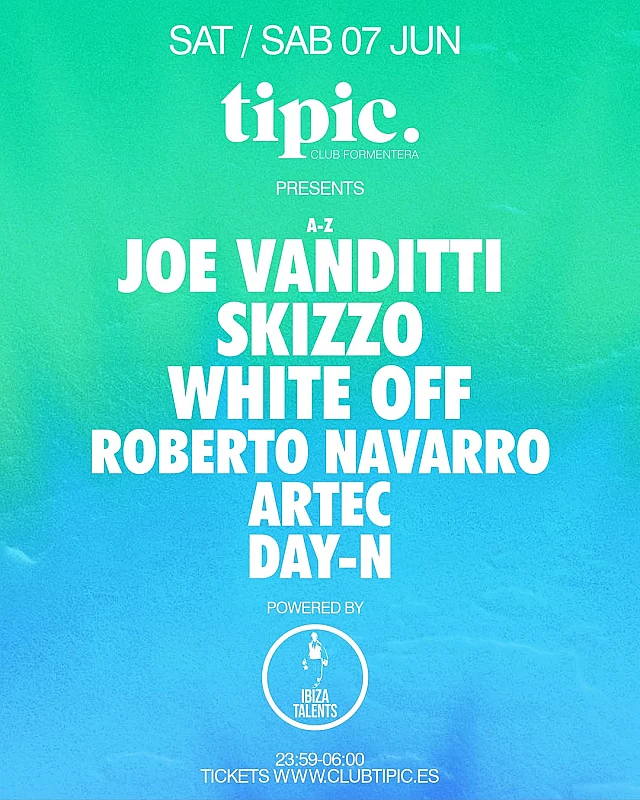tipic. Presents Ibiza Talents