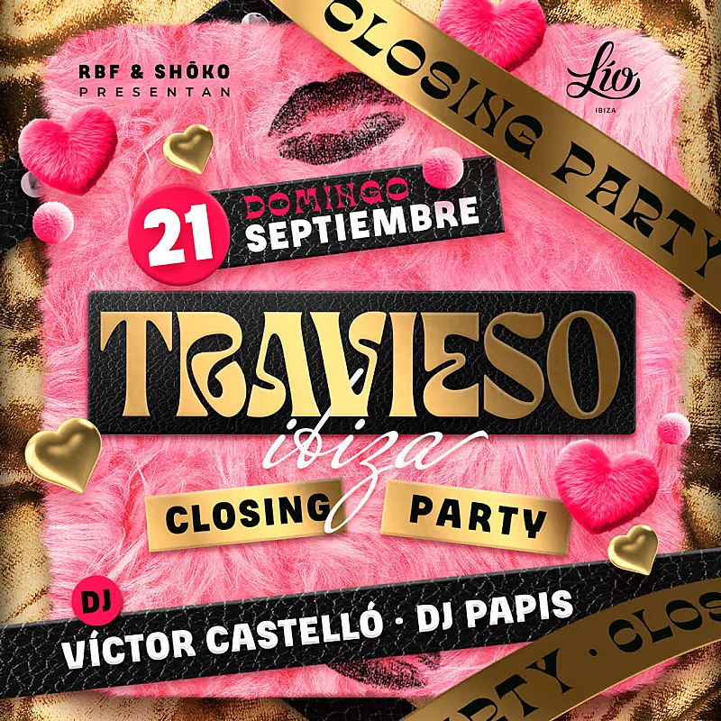 RBF and Shôko presentan Travieso Closing Party season 2025