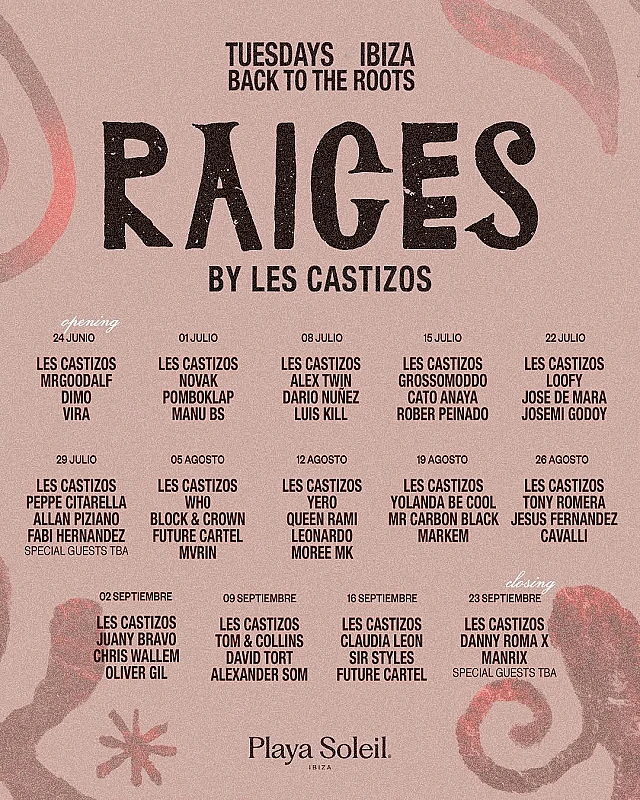 RAÍCES by Les Castizos Closing Party season 2025