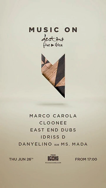 Music On Destino Five Ibiza Opening Party season 2025