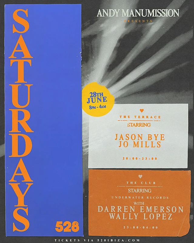 Andy Manumission presents Saturdays