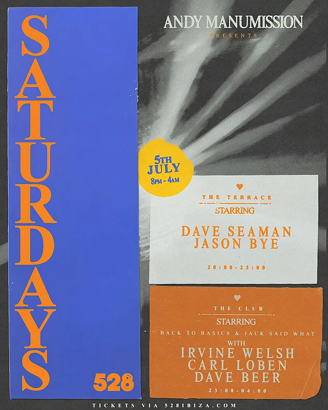 Andy Manumission presents Saturdays