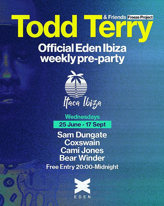 Todd Terry Presents Freeze Project Pre Party Closing Party season 2025