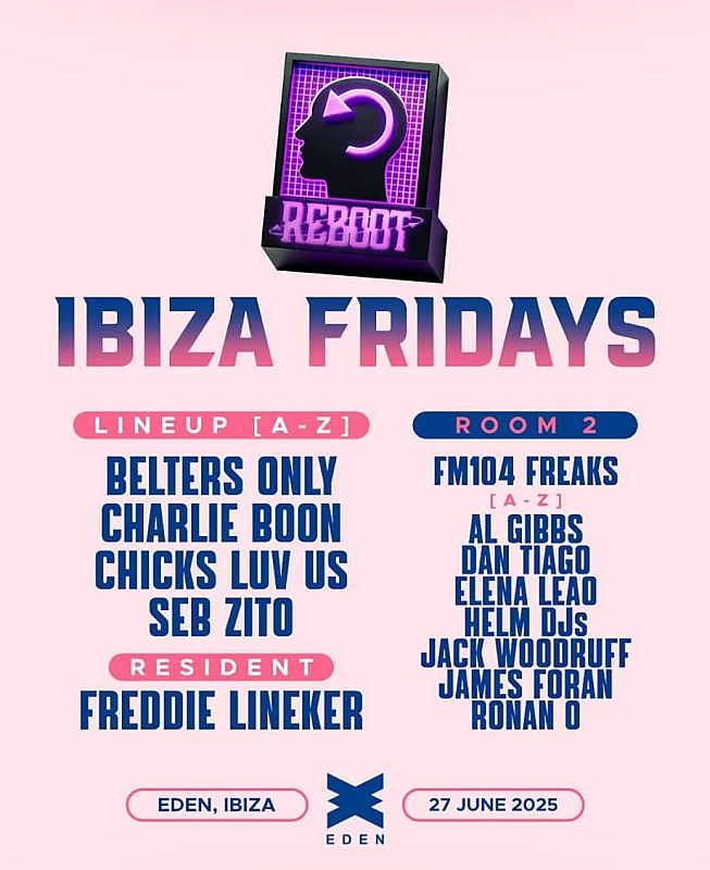 Reboot Ibiza Fridays