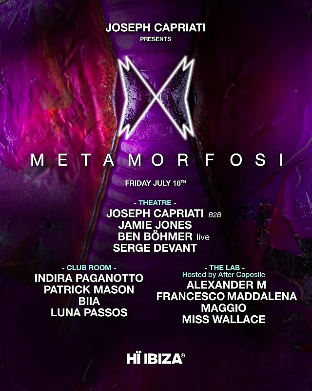 Joseph Capriati presents Metamorfosi