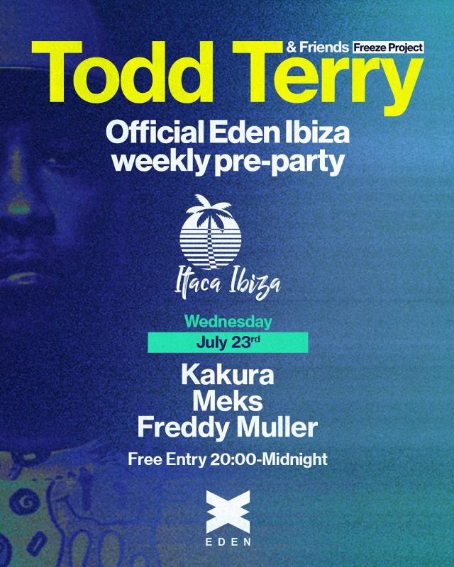 Todd Terry Presents Freeze Project Pre Party