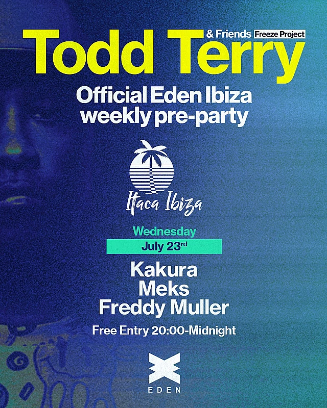 Todd Terry Presents Freeze Project Pre Party
