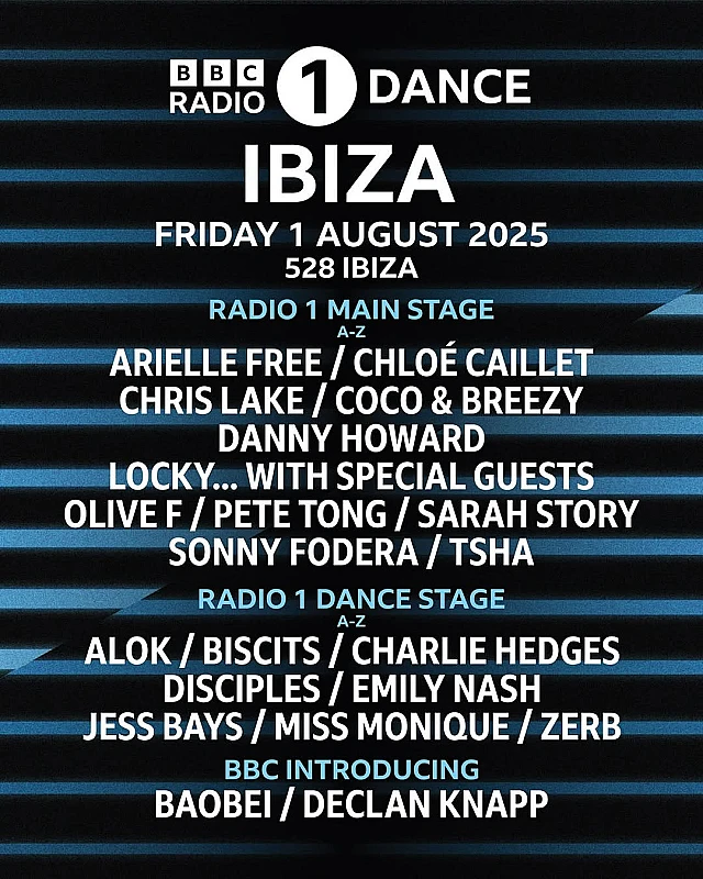 BBC Radio 1 Dance Ibiza 2025