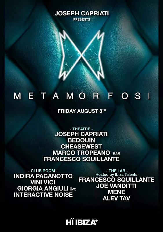 Joseph Capriati presents Metamorfosi