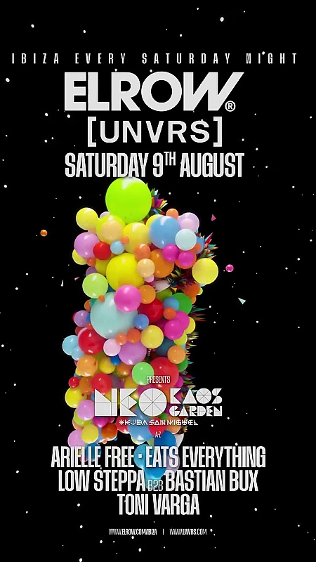 Elrow at UNVRS Ibiza