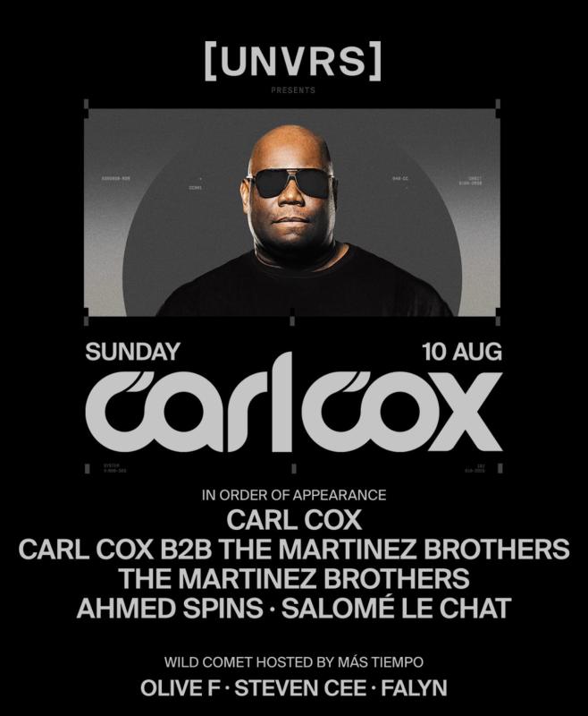 Carl Cox at UNVRS Ibiza