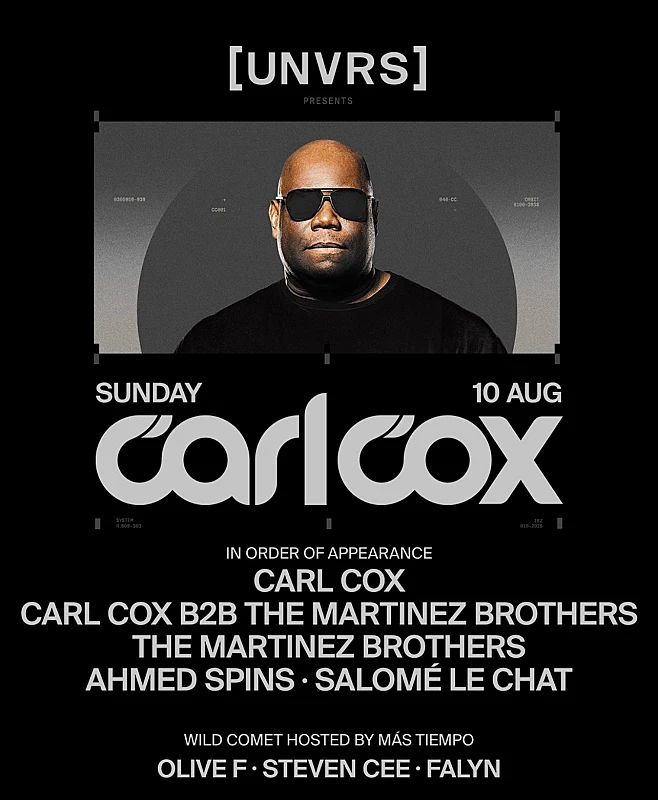 Carl Cox at UNVRS Ibiza
