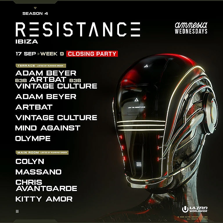 Resistance Ibiza Closing Party