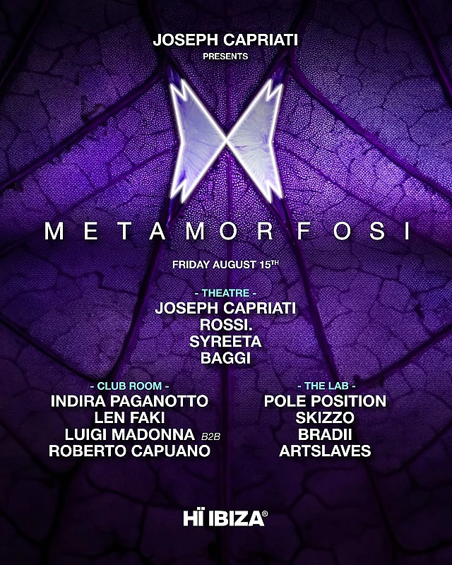 Joseph Capriati presents Metamorfosi