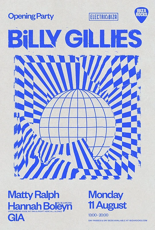 Billy Gillies Opening Party season 2025