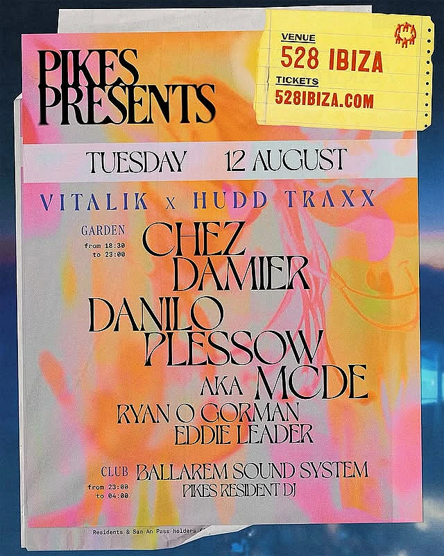 Pikes presents 528 Ibiza Vitalik X Hudd Traxx