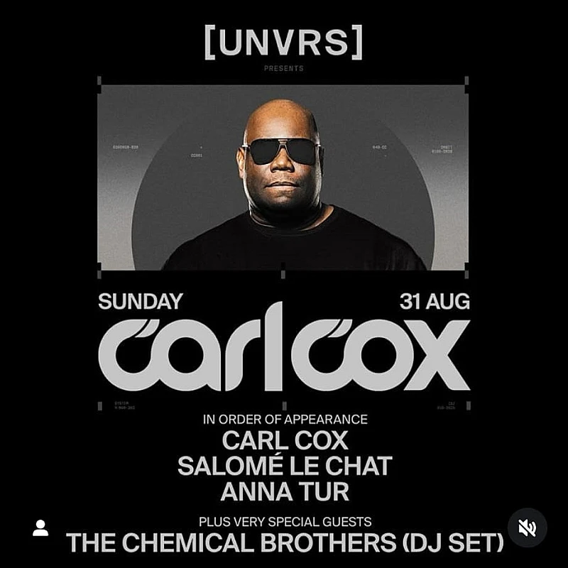 Carl Cox at UNVRS Ibiza