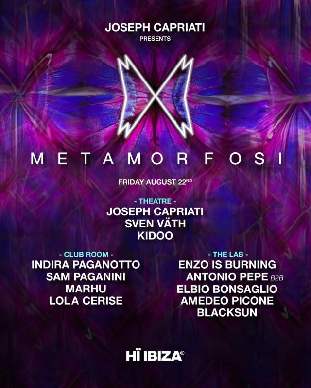 Joseph Capriati presents Metamorfosi