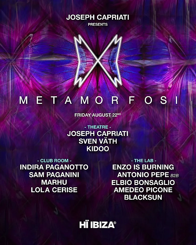 Joseph Capriati presents Metamorfosi