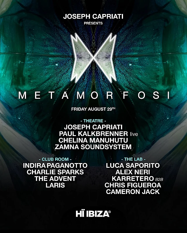 Joseph Capriati presents Metamorfosi