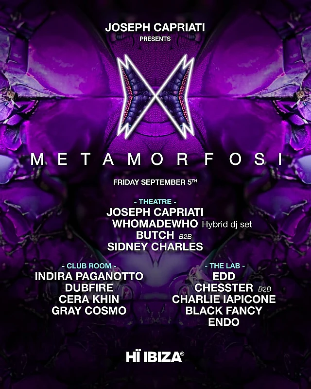Joseph Capriati presents Metamorfosi