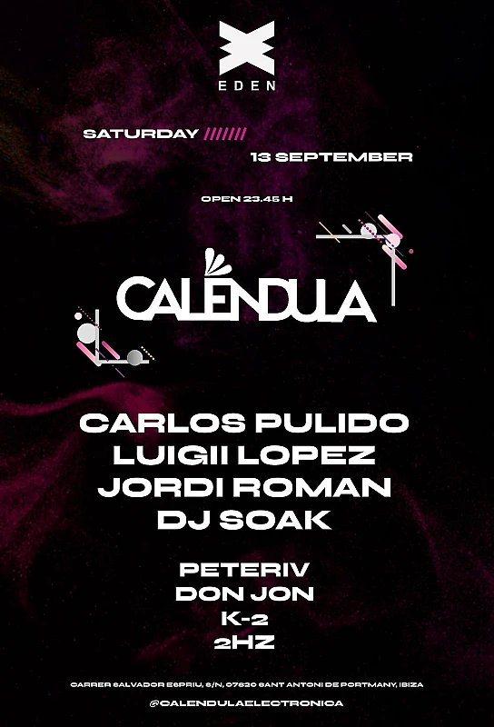 Caléndula Closing Party season 2025