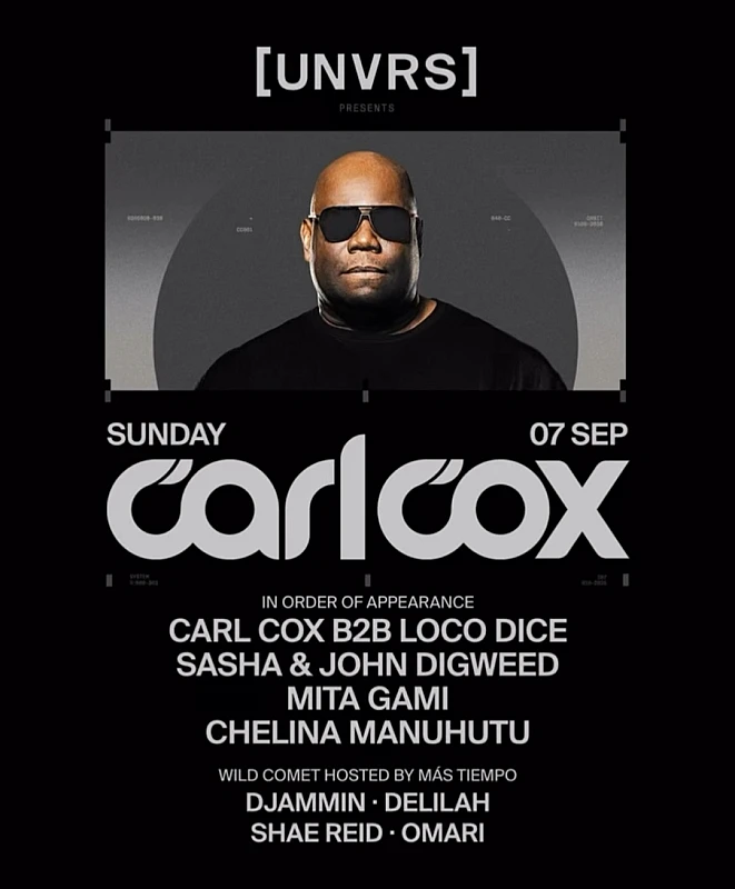 Carl Cox at UNVRS Ibiza