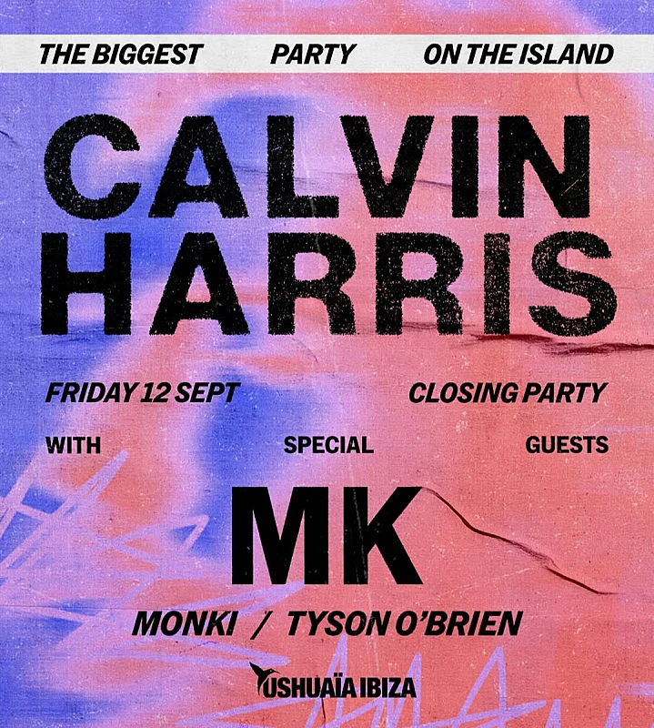 Calvin Harris Closing Party fridays Season 2025