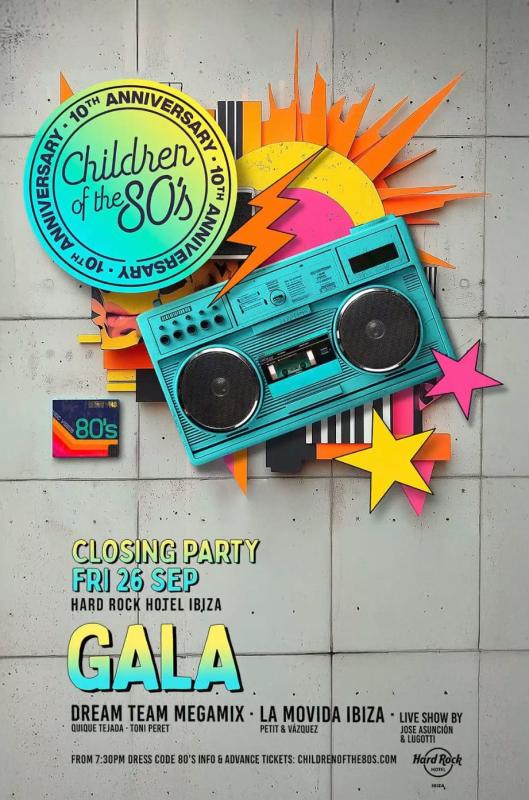 Children of the 80's Closing Party season 2025