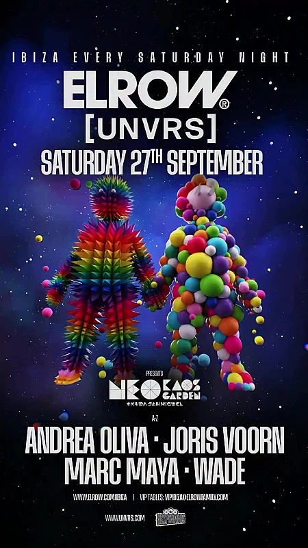 Elrow at UNVRS Ibiza