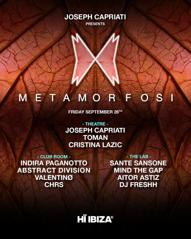 Joseph Capriati presents Metamorfosi