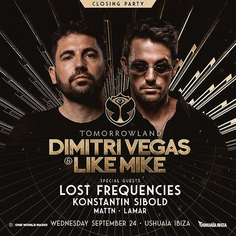 Tomorrowland and Dimitri Vegas & Like Mike Closing Party season 2025