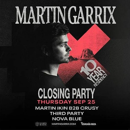 Martin Garrix Closing Party season 2025
