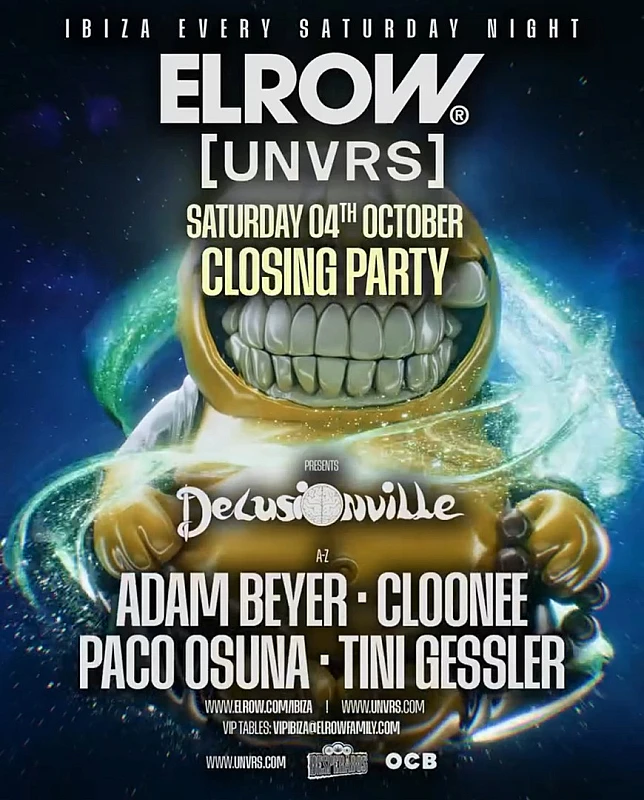 Elrow Closing Party at UNVRS Ibiza