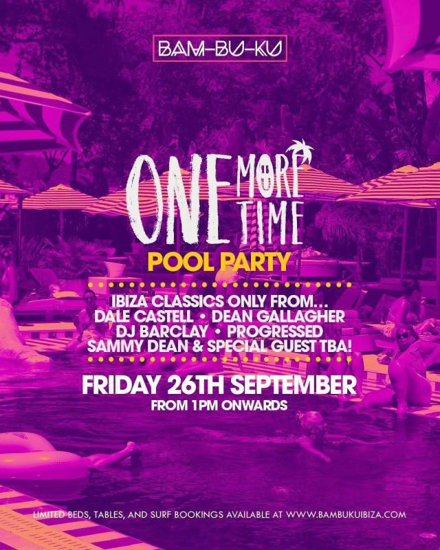 One More Time Pool Party