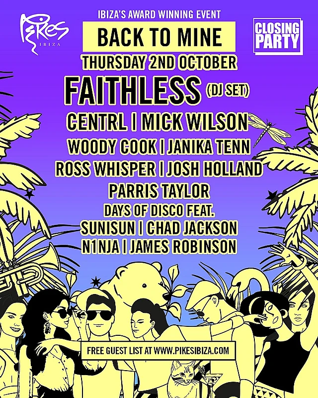 Back To Mine Closing Party season 2025