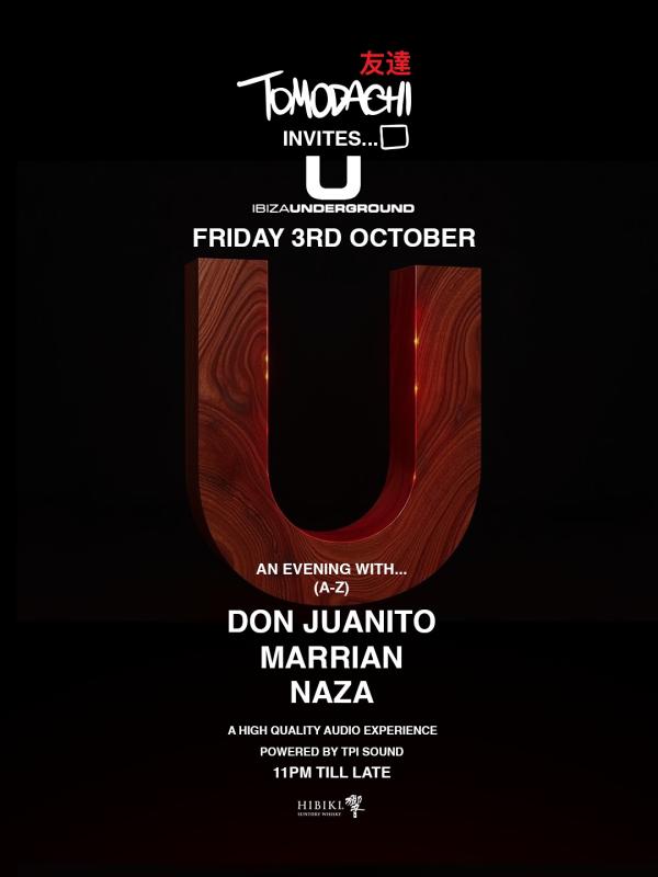Tomodachi invites Ibiza Underground