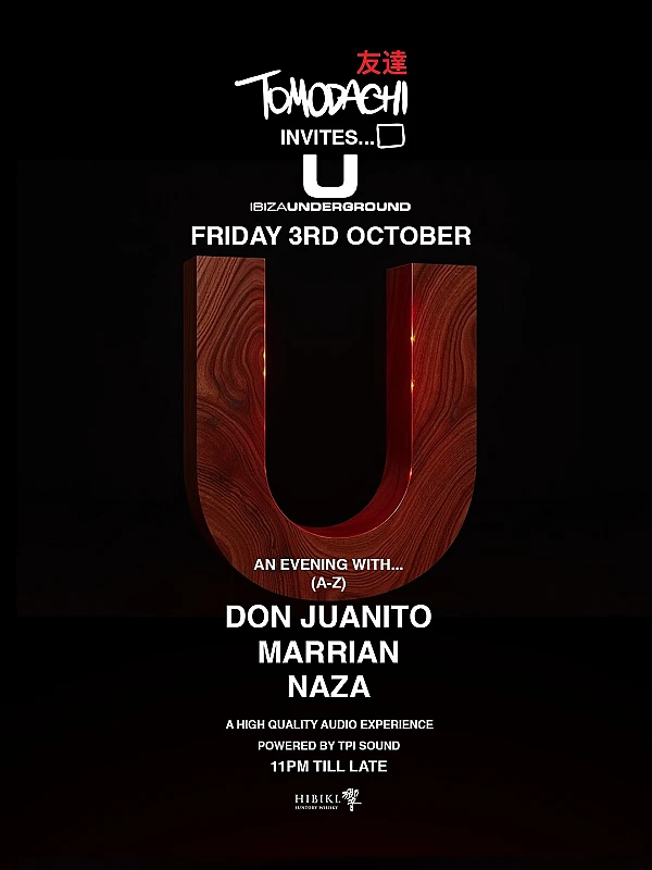 Tomodachi invites Ibiza Underground