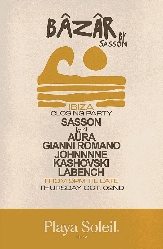 BÂZÂR by Sasson Closing Party season 2025