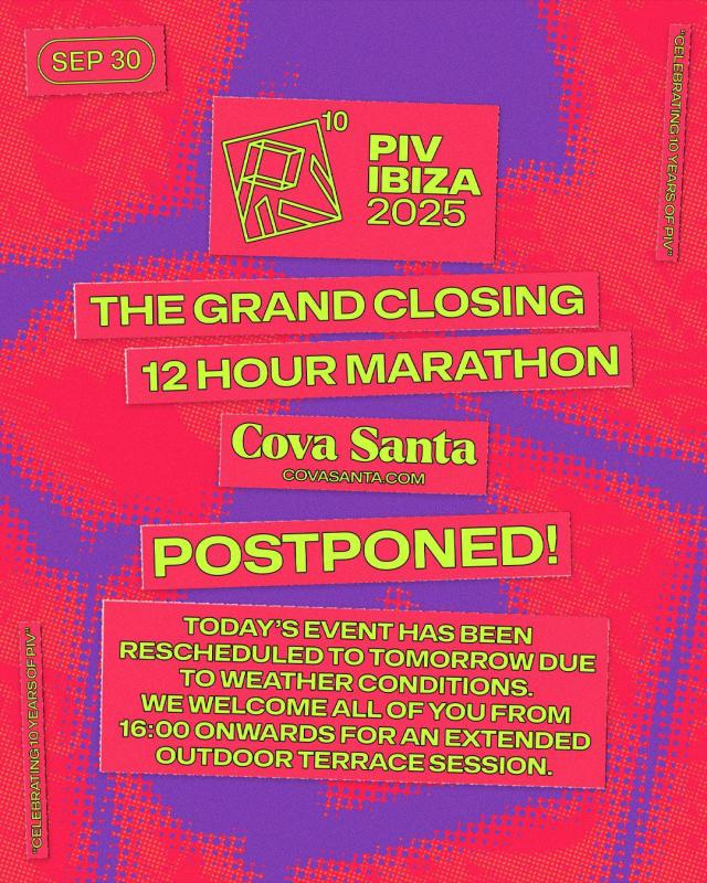 PIV Ibiza Closing Party Season 2025