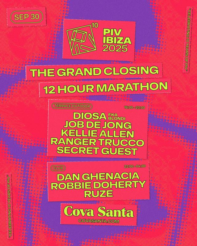 PIV Ibiza Closing Party Season 2025