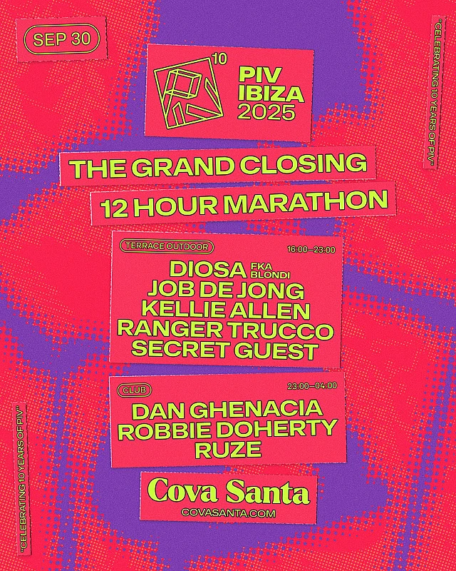 PIV Ibiza Closing Party Season 2025
