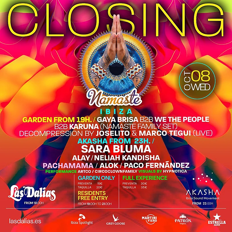 Namaste Closing Party season 2025