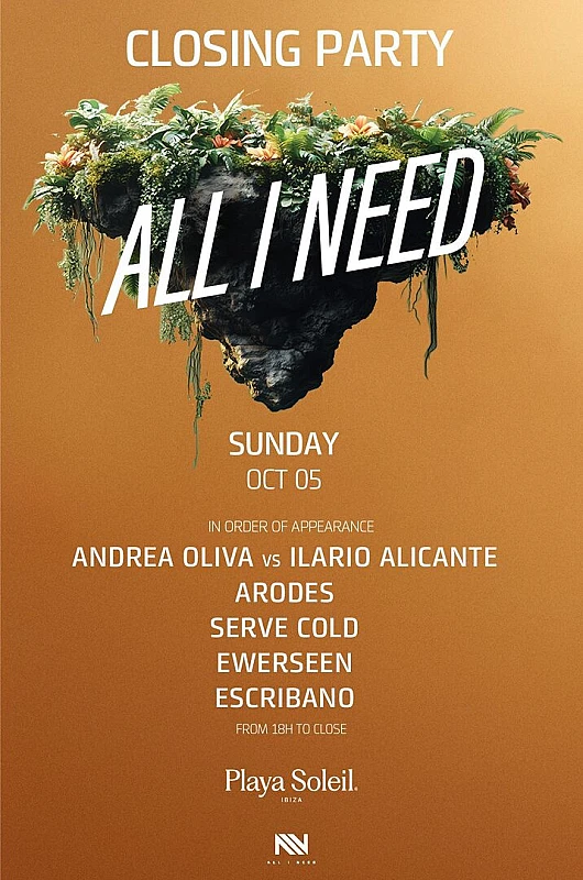 All I Need Closing Party season 2025