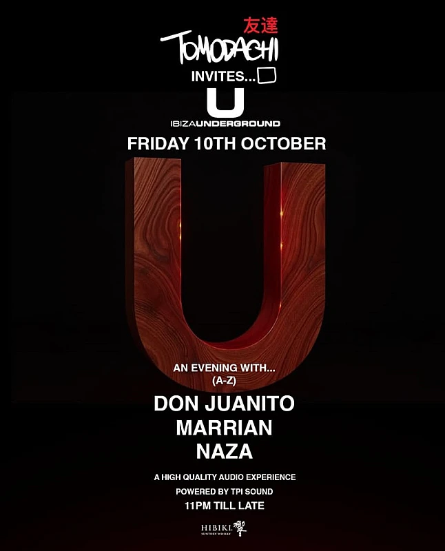 Tomodachi invites Ibiza Underground