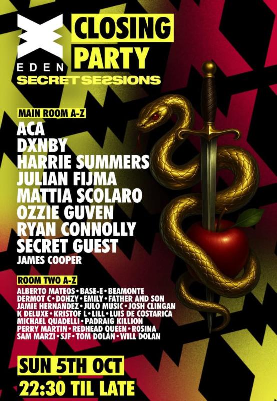 Eden Closing x Secret Session